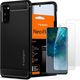 Spigen Etui Spigen Rugged Armor do Samsung Galaxy S20 Matte Black + 2x Folia Neo uniwersalny 8