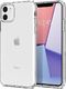 Spigen Etui Spigen Liquid Crystal do Apple iPhone 11 Crystal Clear + szkło 3mk uniwersalny 2