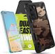 Ringke Etui Ringke Fusion X do Huawei P40 Camo Black + 2x Folia Ringke uniwersalny 1