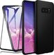 Alogy Etui silikonowe Alogy slim case do Samsung Galaxy S10e czarne + Szkło Alogy Full uniwersalny 1