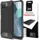 Alogy Etui Alogy Hard Armor do Huawei P40 Lite Czarne + Szkło 3mk uniwersalny 1