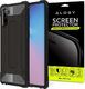 Alogy Etui Alogy Hard Armor do Samsung Galaxy Note 10 czarne + Folia ochronna Alogy uniwersalny 4
