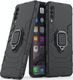 Alogy Etui Alogy Stand Ring Armor do Samsung Galaxy A50 A50S czarne + Szkło Alogy uniwersalny 2