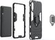 Alogy Etui Alogy Stand Ring Armor do Samsung Galaxy A50 A50S czarne + Szkło Alogy uniwersalny 5