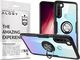 Alogy Etui Alogy Ring Holder Clear Armor do Xiaomi Redmi Note 8 czarne + Szkło Alogy uniwersalny 1