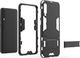 Alogy Etui Alogy Stand Armor do Samsung Galaxy A30S/A50/A50S czarne + szkło uniwersalny 4