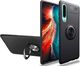 Alogy Etui Alogy Ring Holder Armor do Huawei P30 czarne + Szkło uniwersalny 2
