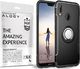 Alogy Etui Alogy pancerne Huawei P20 Lite Ring czarne + Szkło uniwersalny 5
