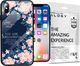 Alogy Etui Alogy Glass Armor Case do Apple iPhone X/XS Kwiaty + Szkło Alogy uniwersalny 2