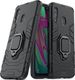 Alogy Etui Alogy Stand Ring Armor do Samsung Galaxy A40 czarne + Szkło Alogy uniwersalny 2