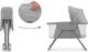 KinderKraft Kinderkraft Łóżeczko/kołyska LOVI grey 2