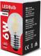 Maclean Żarówka filamentowa Retro Edison LED E27 6W 230V (MCE284) 1
