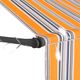vidaXL Ręcznie zwijana markiza z LED, 250 cm, żółto-niebieska 3
