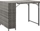 vidaXL 5 częściowy zestaw składanych mebli ogrodowych, rattan PE, szary (47442) 2