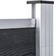 vidaXL Ogrodzenie do ogrodu, WPC, 526 x 186 cm, szare 6