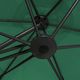 vidaXL Parasol ogrodowy na stalowym słupku, 300 cm, zielony 1