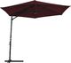 vidaXL Parasol ogrodowy na stalowym słupku, 300 cm, bordowy 3