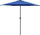 vidaXL Parasol ogrodowy na słupku aluminiowym, 270x246 cm, lazurowy 1