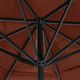 vidaXL Parasol ogrodowy na słupku aluminiowym, 600 cm, terakota 1