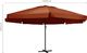 vidaXL Parasol ogrodowy na słupku aluminiowym, 600 cm, terakota 5