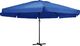 vidaXL Parasol ogrodowy na słupku aluminiowym, 600 cm, lazurowy 1