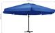 vidaXL Parasol ogrodowy na słupku aluminiowym, 600 cm, lazurowy 5