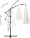 vidaXL Parasol ogrodowy, wiszący, biały, 3 m, słupek aluminiowy 7