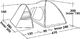 Namiot turystyczny Easy Camp Eclipse 500 czerwony 1
