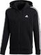 Adidas Bluza męska Essentials 3-Stripes Full-Zip Hoodie czarna r. XL (B47368) 2