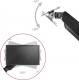 vidaXL Uchwyt biurkowy na monitor 13" - 27" (50553) 4