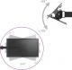 vidaXL Uchwyt biurkowy na 4 monitory 13" - 27" (51070) 3