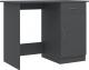 Biurko vidaXL 801083 Szare 100 cmx50 cm 1