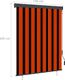 vidaXL Roleta zewnętrzna, 140x250 cm, pomarańczowo-brązowa 8