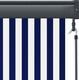 vidaXL Roleta zewnętrzna, 60x250 cm, niebiesko-biała 6