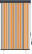 vidaXL Roleta zewnętrzna, 100x250 cm, żółto-niebieska 1