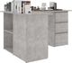 Biurko vidaXL 801093 Jasnoszare 145 cm x 100 cm 3