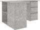 Biurko vidaXL 801093 Jasnoszare 145 cm x 100 cm 5