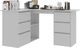 Biurko vidaXL 801091 Szare 145 cmx100 cm 3