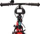 vidaXL Rower dla dzieci 12 cali czarno-czerwony 4