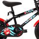 vidaXL Rower dla dzieci 12 cali czarno-czerwony 5