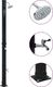 vidaXL Prysznic ogrodowy solarny 20 l czarny 220 cm (92310) 1