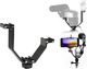 Micnova Uchwyt / Szyna / Adapter do Filmowania / do Aparatu Kamery - 3x Gorąca Stopka + Gwint 1/4'' 1