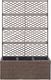 vidaXL Donica z kratką i 3 wkładami, 83x30x130 cm, polirattan, brązowa 1