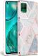 Tech-Protect Etui Tech-Protect Huawei P40 Lite Marble różowy/pink 1