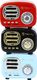 Głośnik Techly Retro czerwony 4