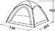 Namiot turystyczny Easy Camp Comet 200 czerwony 1