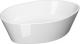 Umywalka Cersanit nablatowa City 50 owalna z korkiem ceramicznym (K35-046-ECO) 1