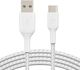 Kabel USB Belkin USB-A - USB-C 1 m Biały (CAB002bt1MWH) 2