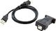 Adapter USB Apte USB-A - RS-232 Czarny  (2520-uniw) 2
