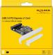 Kontroler Delock PCIe x1 - 2x USB 3.0 (90387) 3